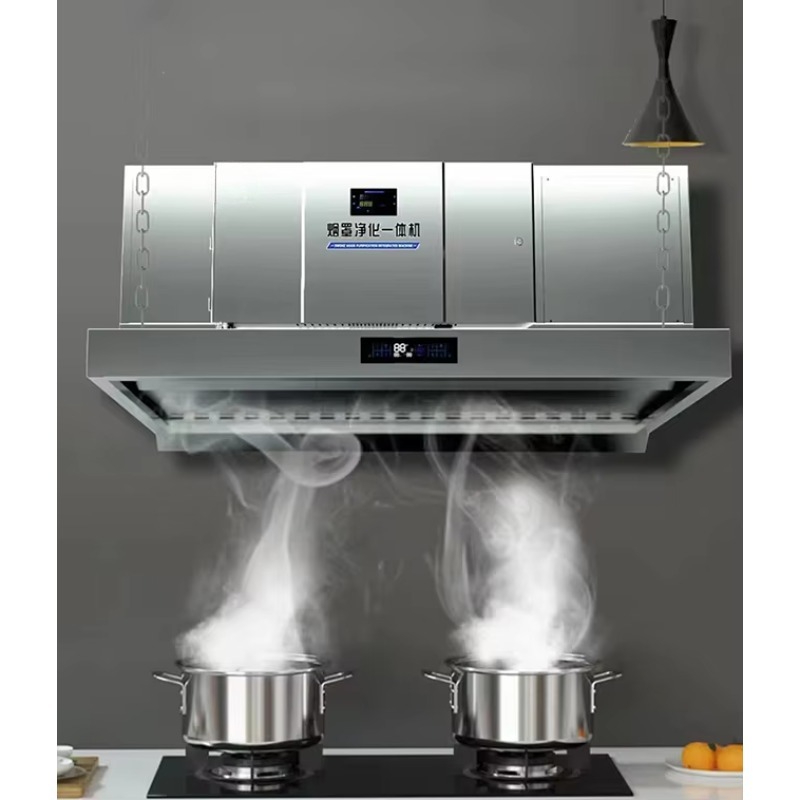 Commercial Exhaust Hood - Customized Built in Electrostatic Air Purifier