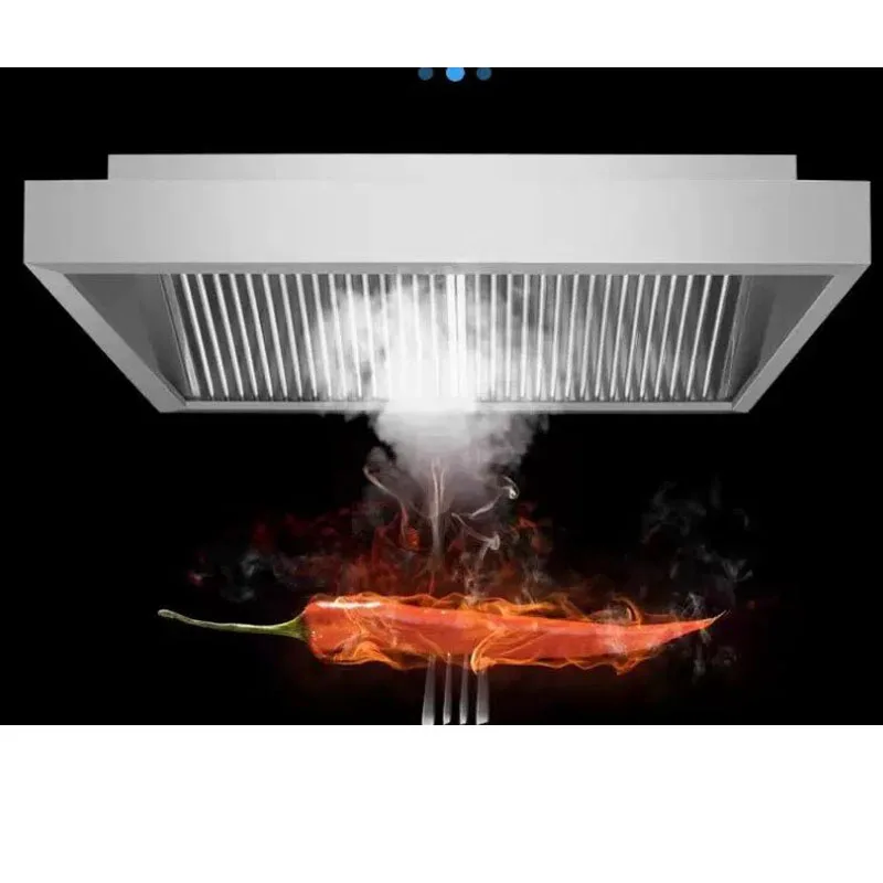 Commercial Kitchen Hood Cleaning - Commercial Kitchen Smoke Hood Thickened Stainless