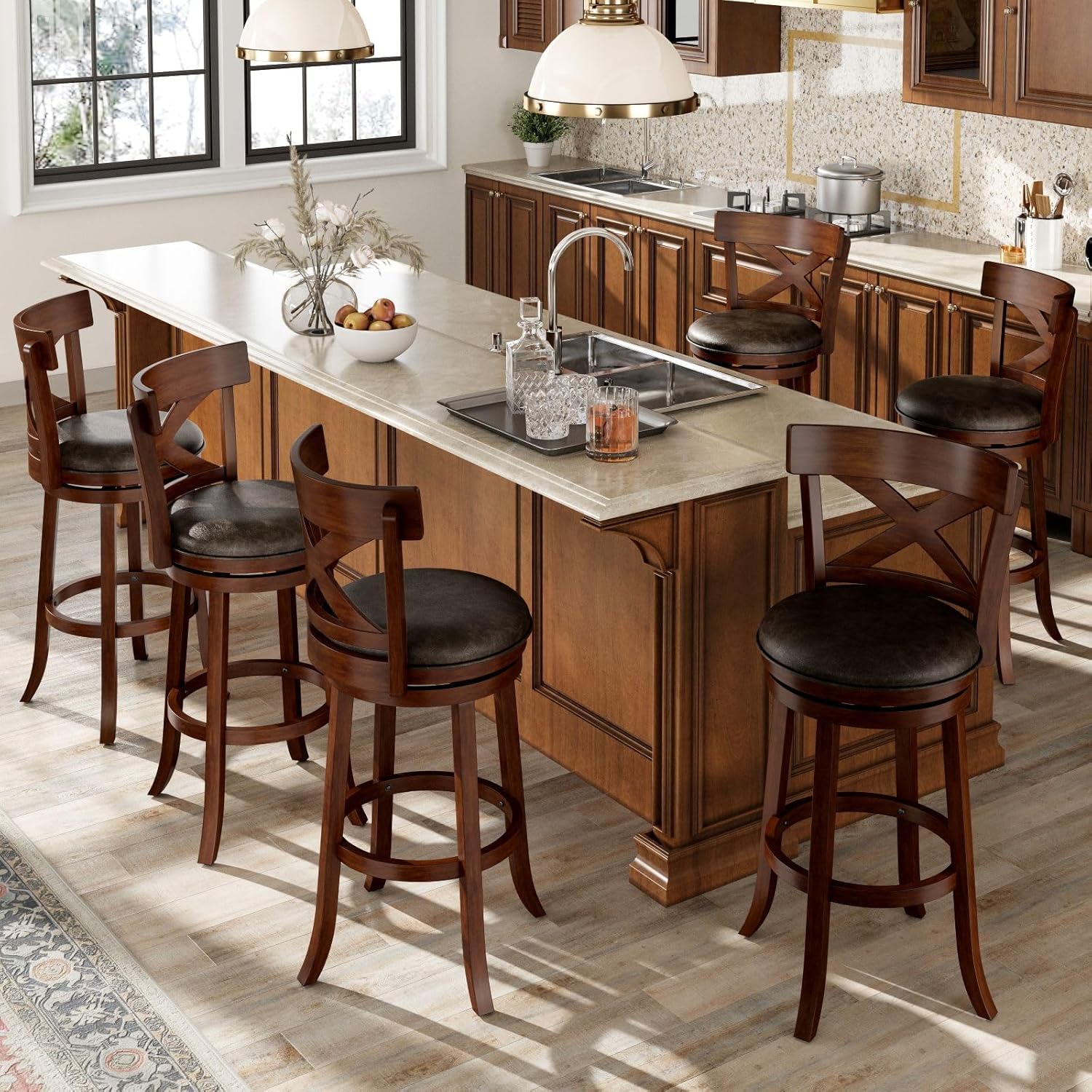 Commercial Kitchen Counter - #Swivel Bar Stools Set of Cross