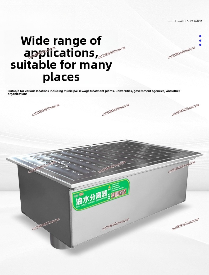 Buried Stainless Steel Grease  - Commercial Kitchen Grease Trap ulasan dan harga