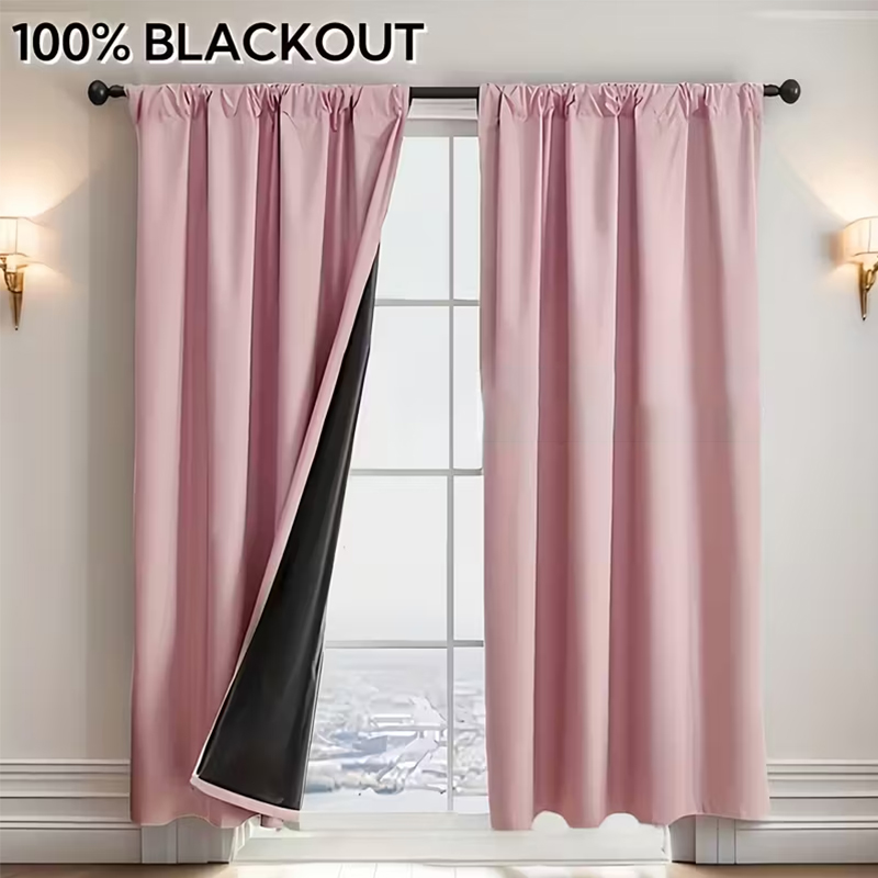 1pc 100% Blackout Curtain with - Commercial Kitchen Canopy ulasan dan harga