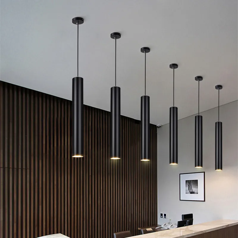 Modern LED Pendant Lamp Long T - Commercial Kitchen Island ulasan dan harga