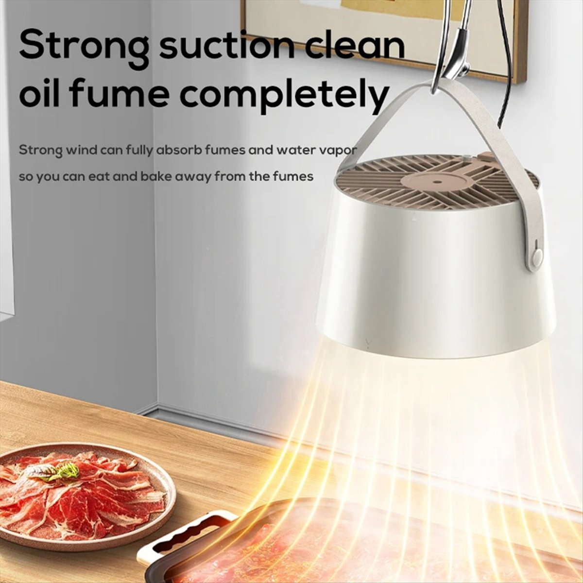 M10K Portable Range Hood Kitch - Commercial Kitchen Canopy ulasan dan harga