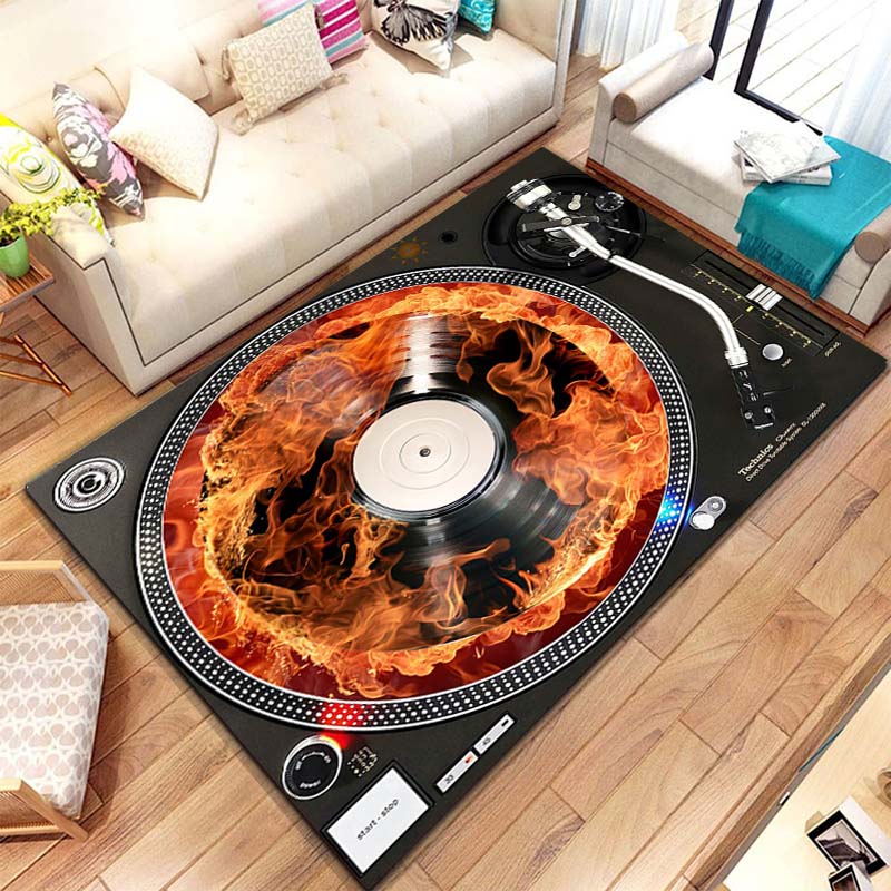 Music Vinyl Disc Player Patter - Commercial Kitchen Vinyl ulasan dan harga