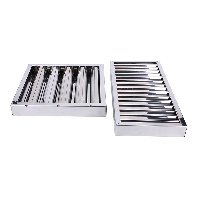 201SS 304SS 430SS Grease Filte - Commercial Exhaust Hood ulasan dan harga