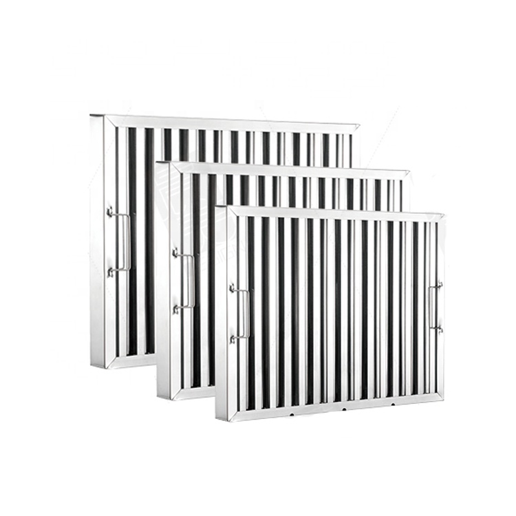 201SS 304SS 430SS Grease Filte - Commercial Exhaust Hood ulasan dan harga