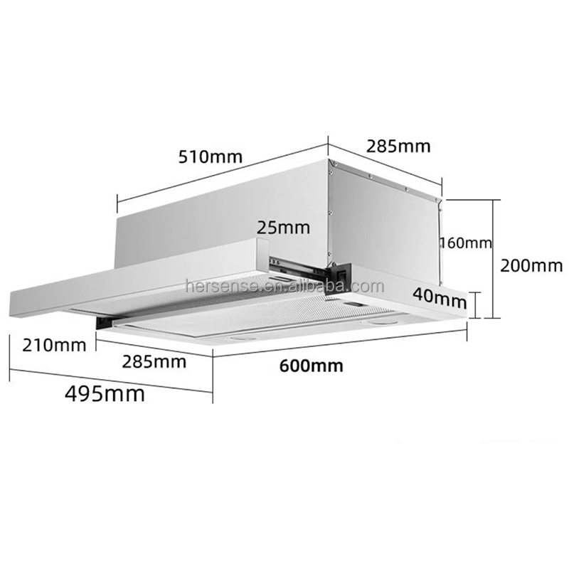 900CFM High Power Kitchen Hood - Commercial Kitchen Hood Cleaning ulasan dan harga