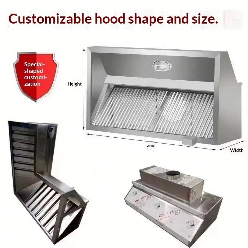 Commercial Customizable Kitche - Commercial Exhaust Hood ulasan dan harga