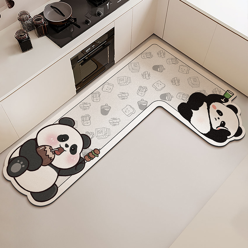 L-shaped Kitchen Floor Mat Wat - Commercial Kitchen Vinyl ulasan dan harga