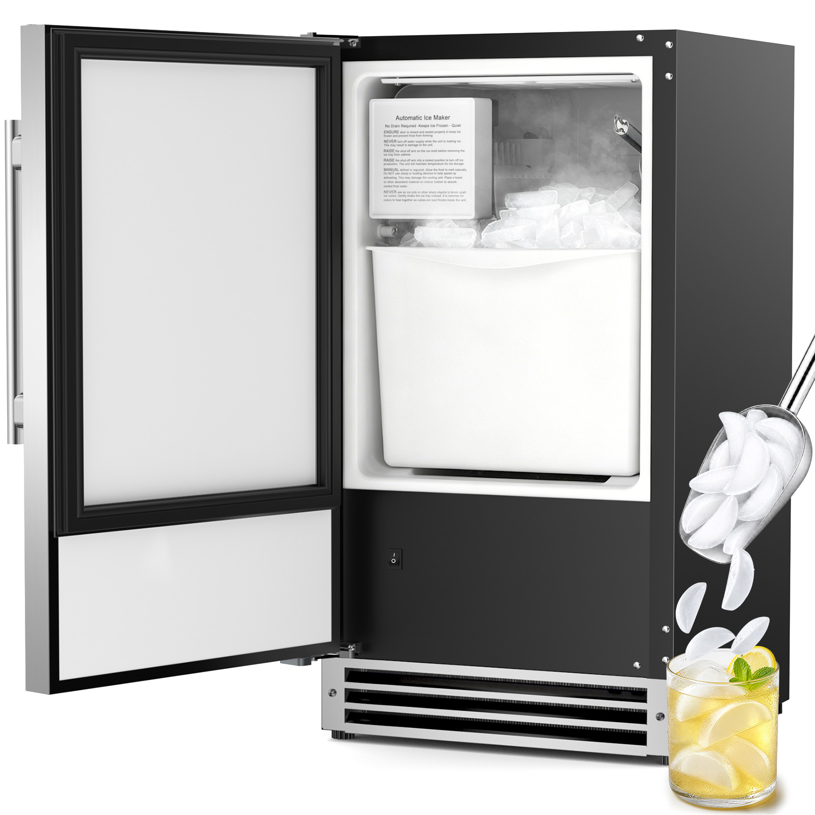 Under Counter Ice Maker, Cresc - Commercial Kitchen Counter ulasan dan harga