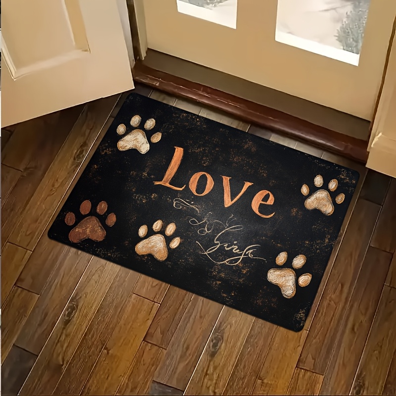 Cat Dog Paw Print Pattern Kitc - Commercial Kitchen Design ulasan dan harga