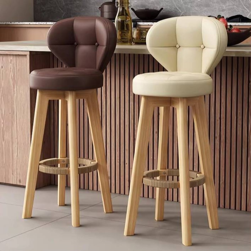 Wooden Legs Unique Bar Stools  - Commercial Kitchen Design ulasan dan harga