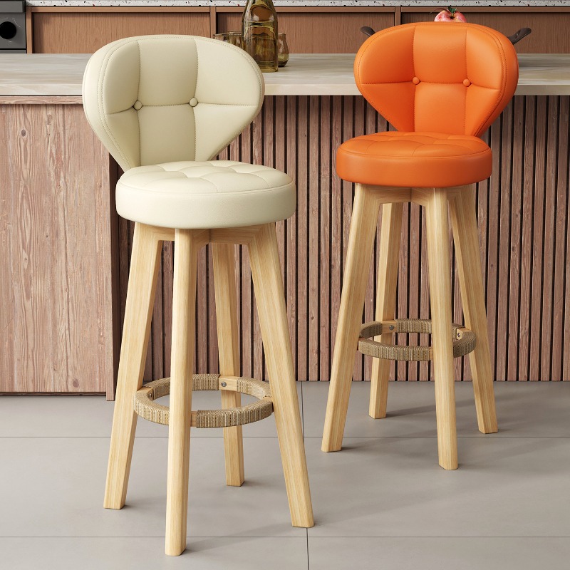 Wooden Legs Unique Bar Stools  - Commercial Kitchen Design ulasan dan harga