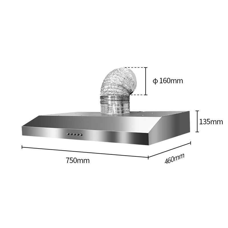 Slim Kitchen Extractor Wall-Mo - Commercial Kitchen Hood Cleaning ulasan dan harga