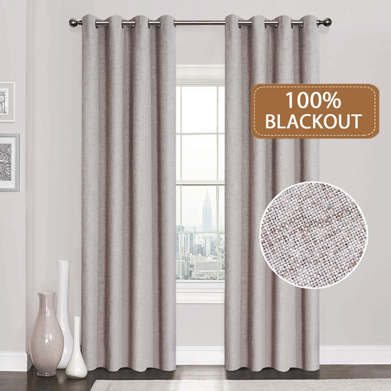 Linen 100% Blackout Curtains F - Commercial Kitchen Canopy ulasan dan harga