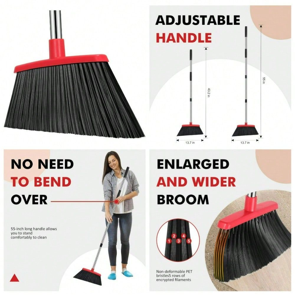 Inch Heavy Duty Outdoor Broom  - Commercial Kitchen Broom ulasan dan harga