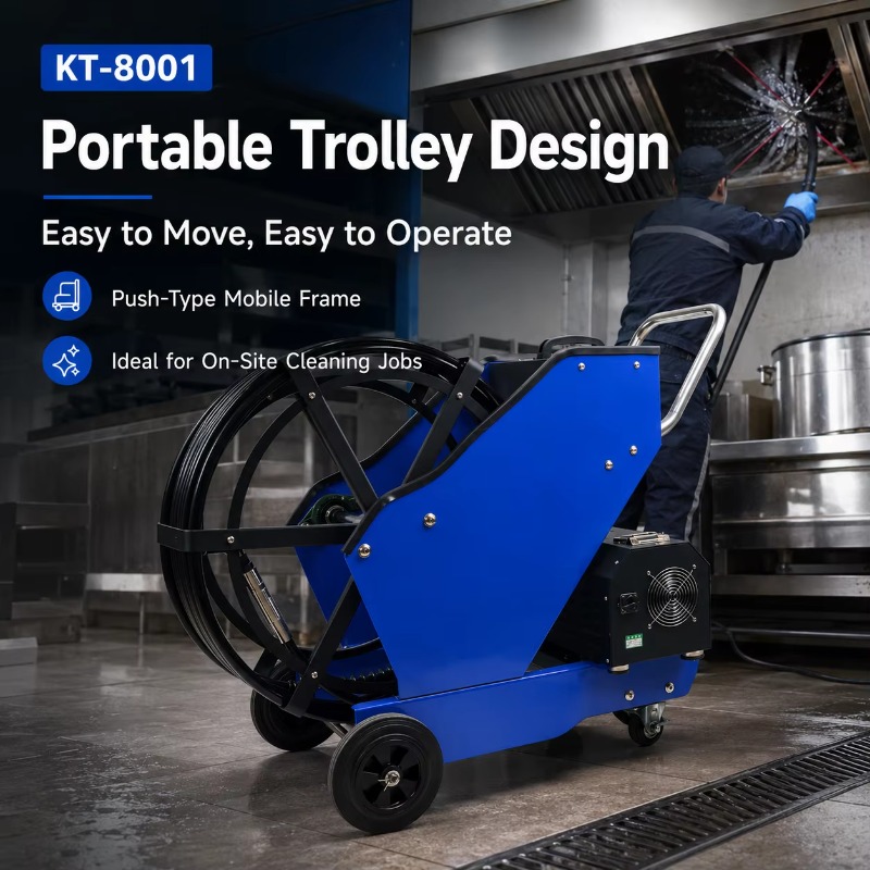 KT-8001 Commercial Oil Fume Du - Commercial Kitchen Maintenance ulasan dan harga
