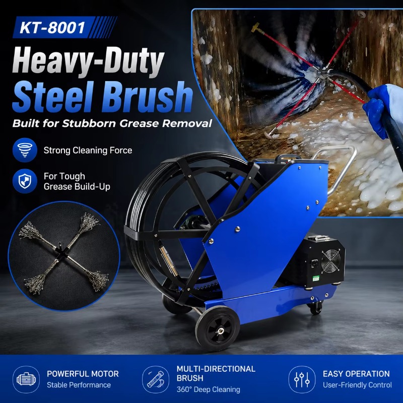 KT-8001 Commercial Oil Fume Du - Commercial Kitchen Maintenance ulasan dan harga