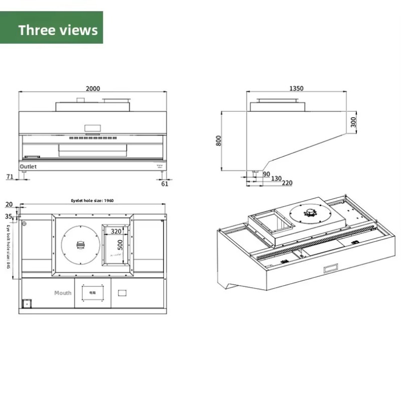 High Quality Stainless Steel W - Commercial Kitchen Hood Cleaning ulasan dan harga
