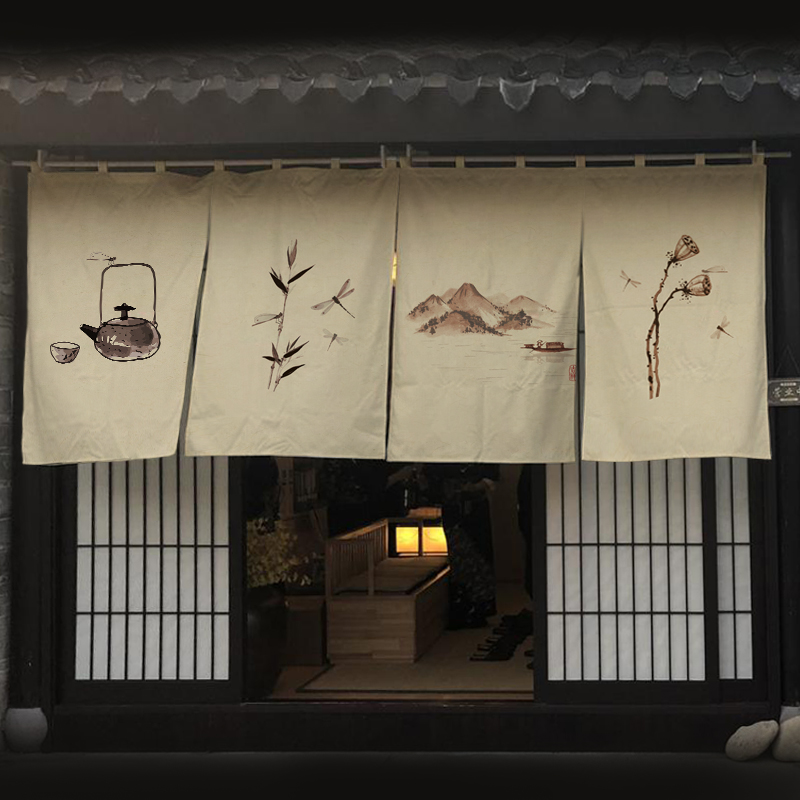 Chinese Style Tea Room Curtain - Commercial Kitchen Canopy ulasan dan harga