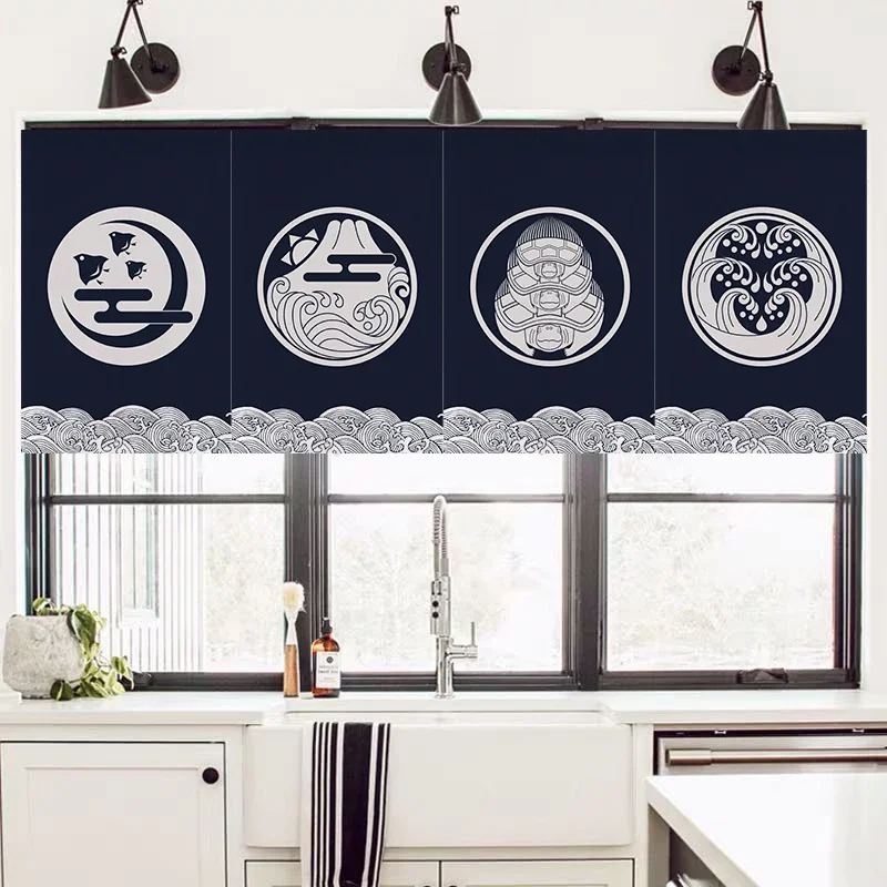 Japanese Short Curtain Decorat - Commercial Kitchen Canopy ulasan dan harga