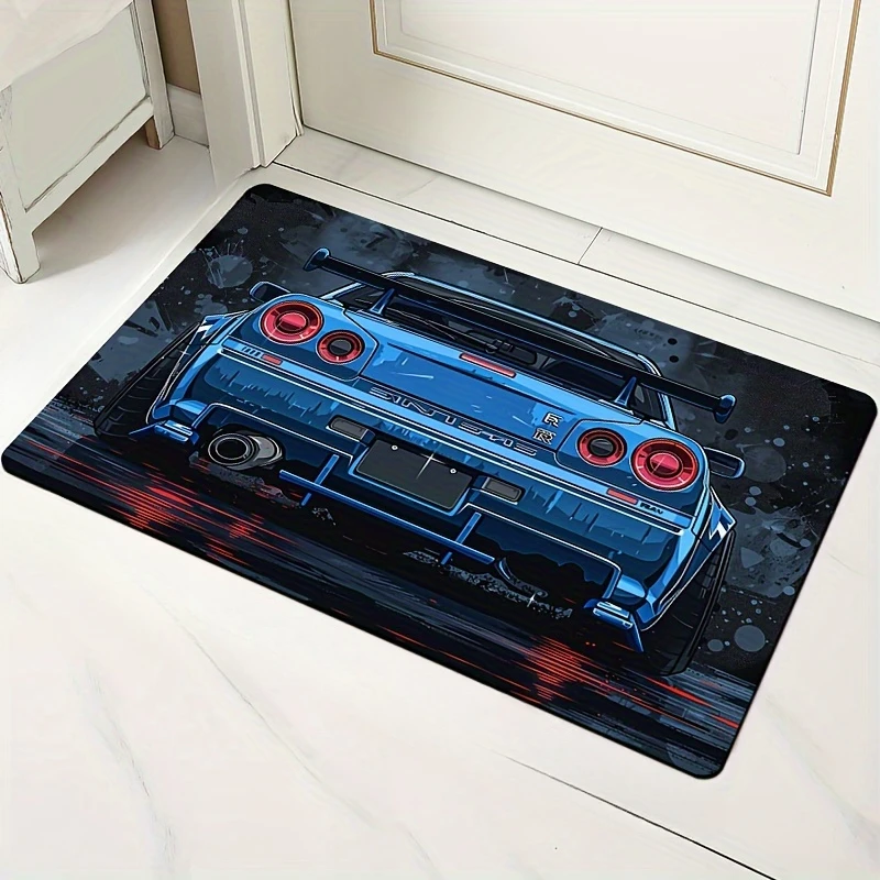 Cool Sports Car Design Doormat - Commercial Kitchen Design ulasan dan harga