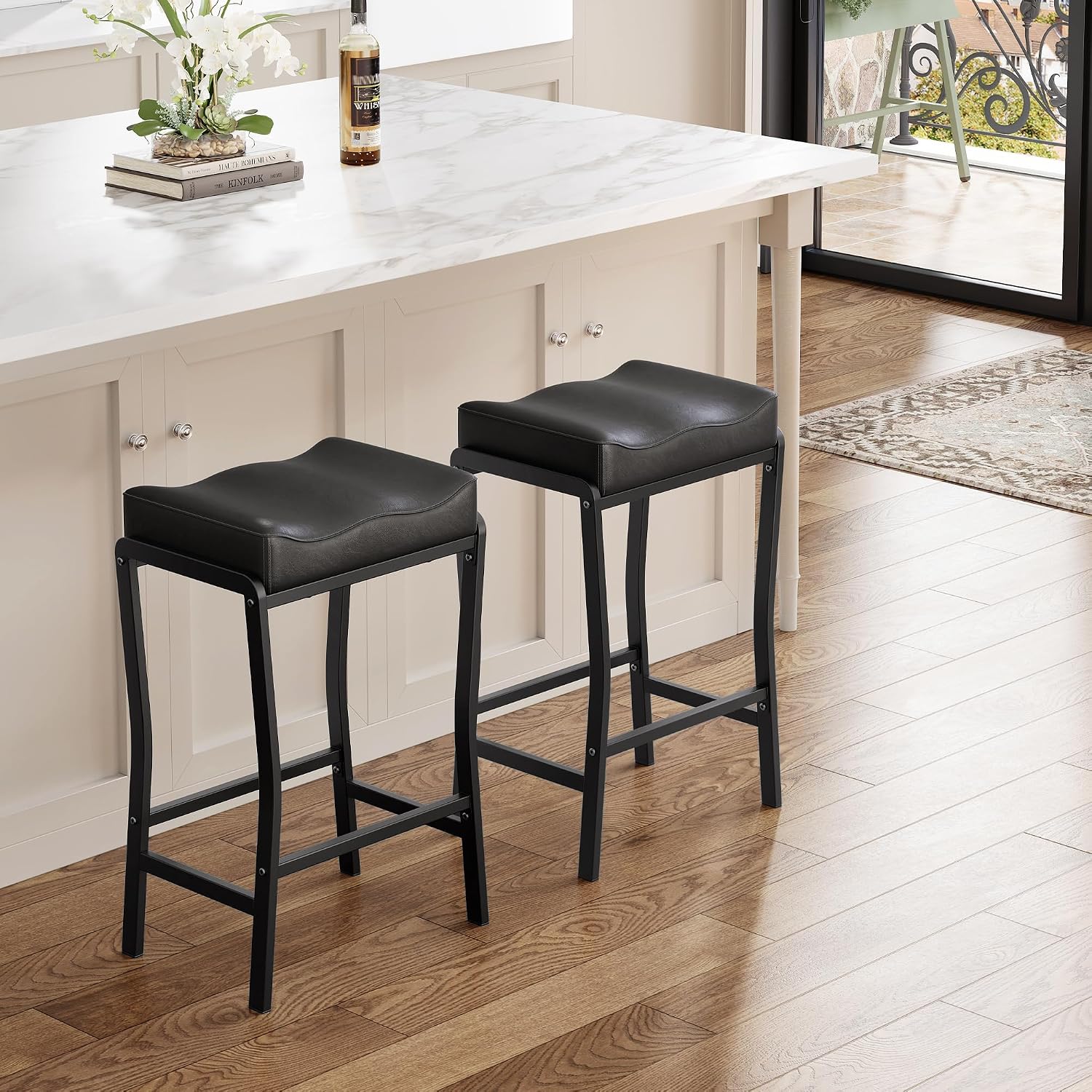 Counter Height Bar Stools Set  - Commercial Kitchen Island ulasan dan harga