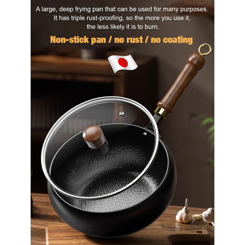 Big Belly Pot Uncoated  Hand-M - Commercial Kitchen Stove ulasan dan harga