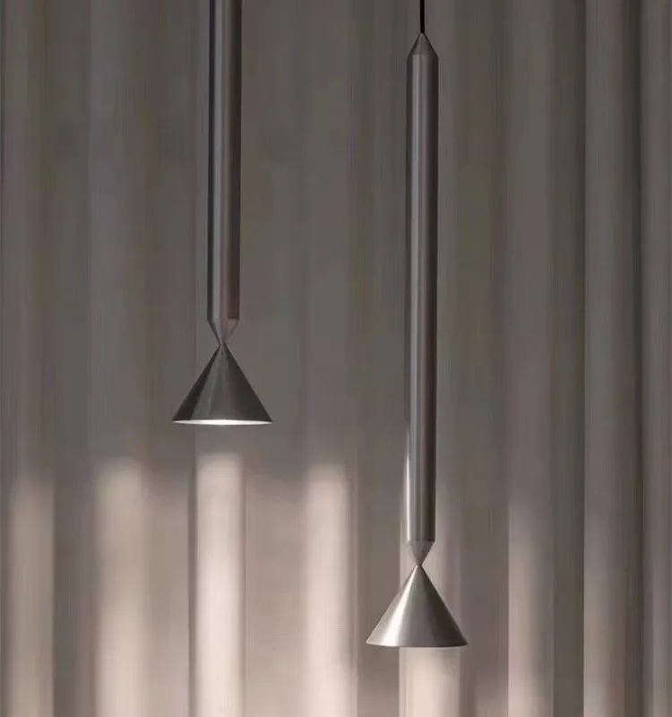 Nordic Pendant Light Long Pole - Commercial Kitchen Island ulasan dan harga