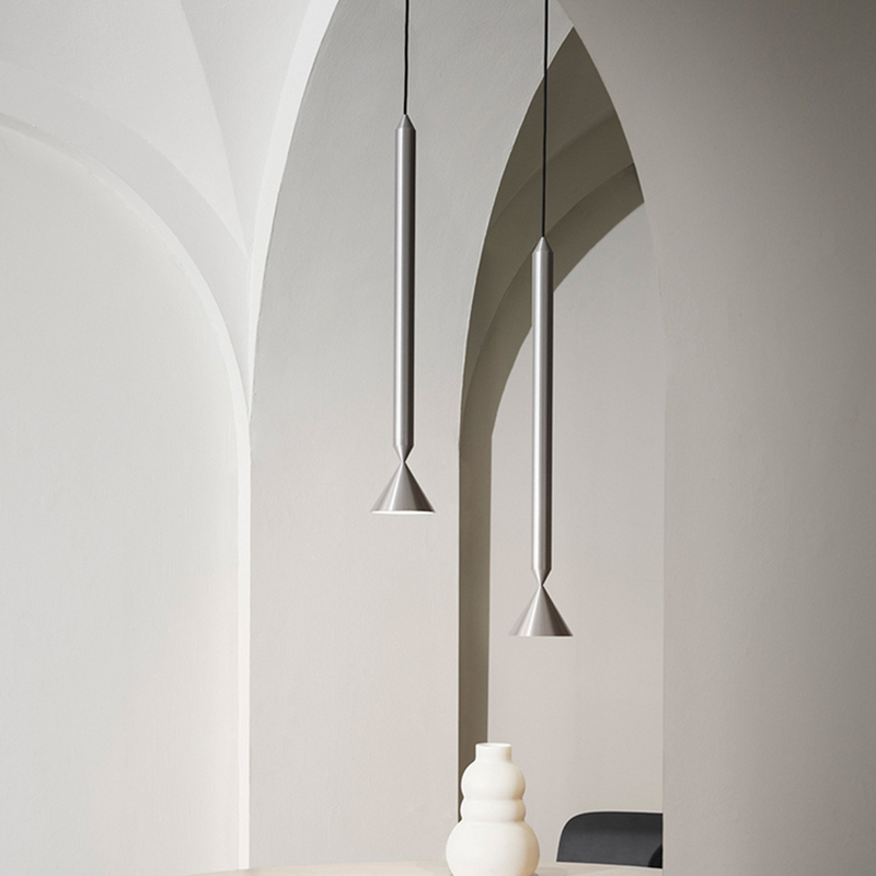 Nordic Pendant Light Long Pole - Commercial Kitchen Island ulasan dan harga