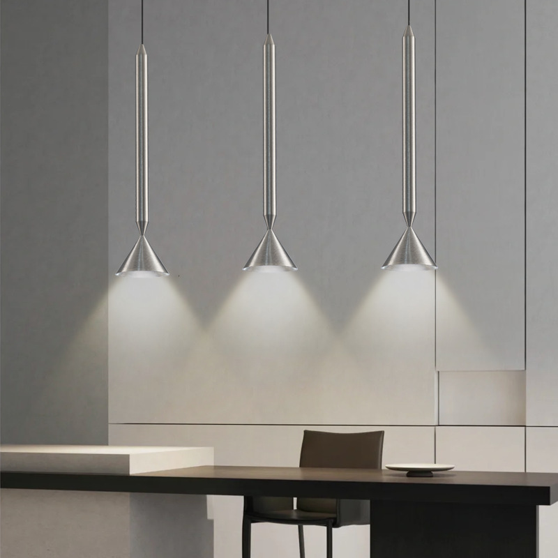 Nordic Pendant Light Long Pole - Commercial Kitchen Island ulasan dan harga