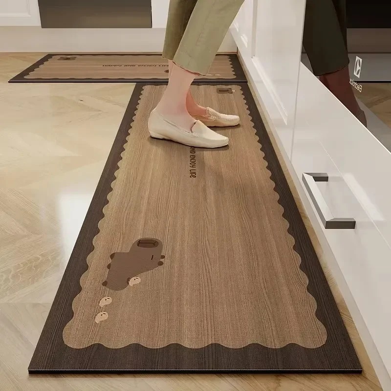 Kitchen Floor Mat Waterproof N - Commercial Kitchen Vinyl ulasan dan harga