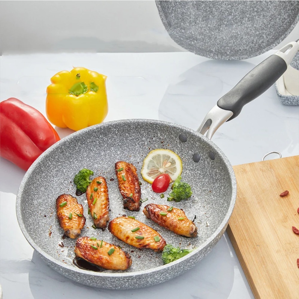 1pcs Non Stick Frying Pan Hous - Commercial Kitchen Stove ulasan dan harga