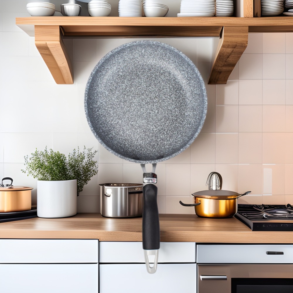 1pcs Non Stick Frying Pan Hous - Commercial Kitchen Stove ulasan dan harga
