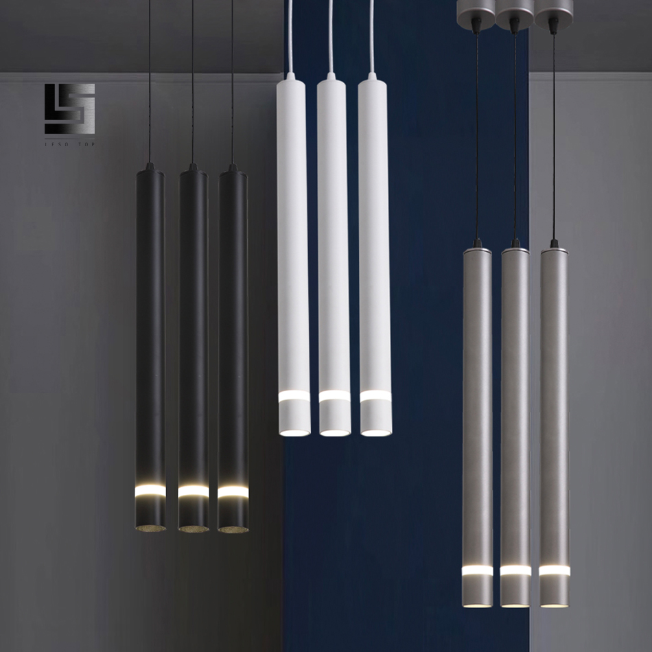Modern led Pendant Lamp Long T - Commercial Kitchen Island ulasan dan harga