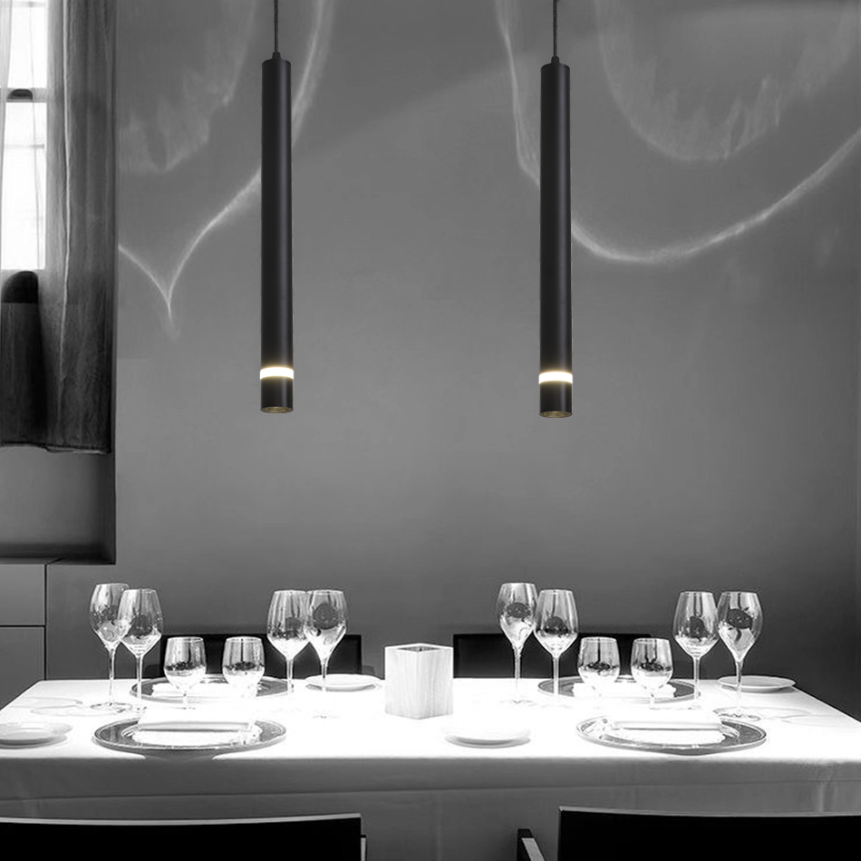 Modern led Pendant Lamp Long T - Commercial Kitchen Island ulasan dan harga