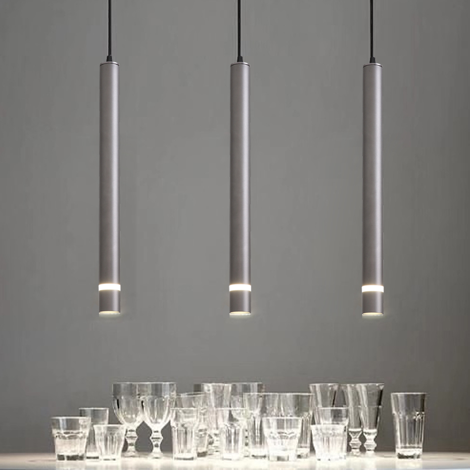 Modern led Pendant Lamp Long T - Commercial Kitchen Island ulasan dan harga